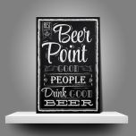 Placa Beer Point
