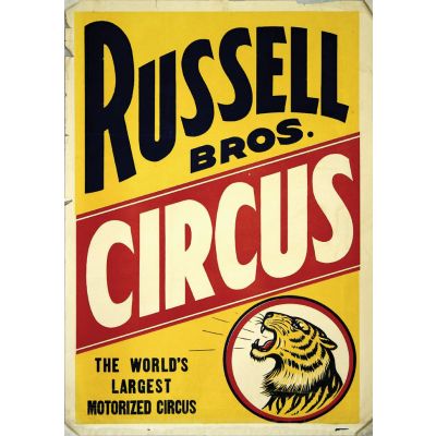 Poster Russel Bros Circus