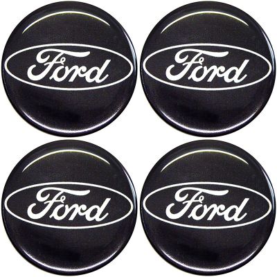 Emblema Adesivo Calota Ford - Kit 4 Unid