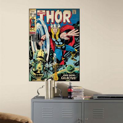 Adesivo Poderoso Thor Capa Quadrinho