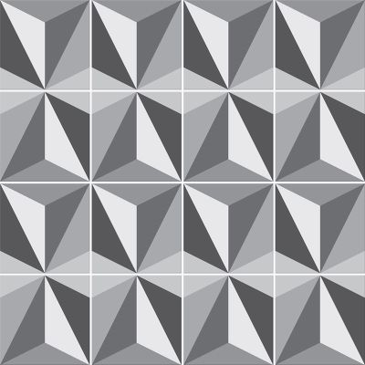 Adesivo para Azulejo - Illusion Gris