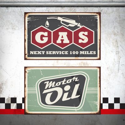 Placa Gas / Motor Oil