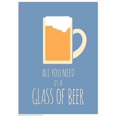 Poster All You Need - Beer